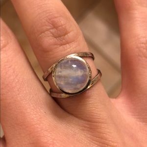 Sterling Silver Moonstone Ring